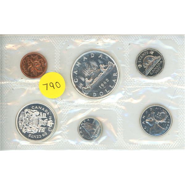 1962 Canadian Silver PL Set