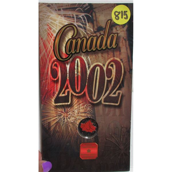 2002 Canadian Twenty-Five Cent 135 Year