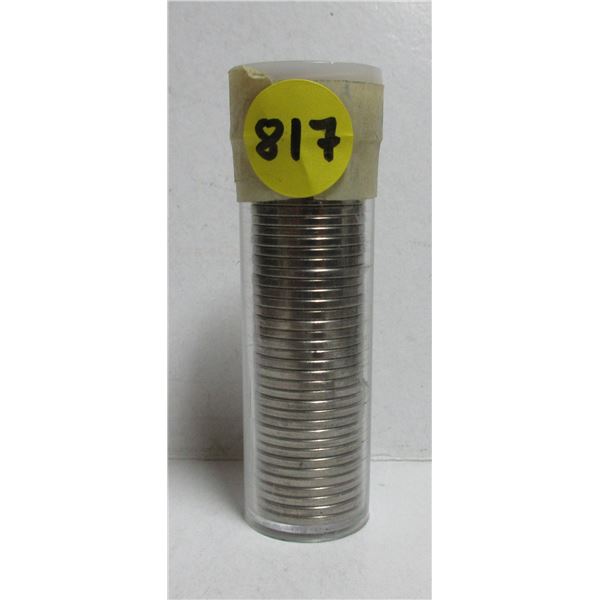 1967 Roll Of 1967 Canadian Five Cents