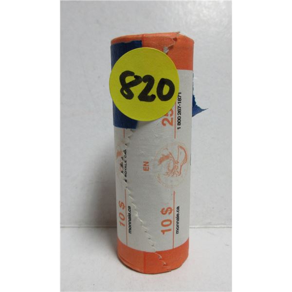 2005 Roll Of 2005 Canadian Twenty-Five Cents