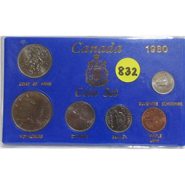 1980 Canadian Coin Set