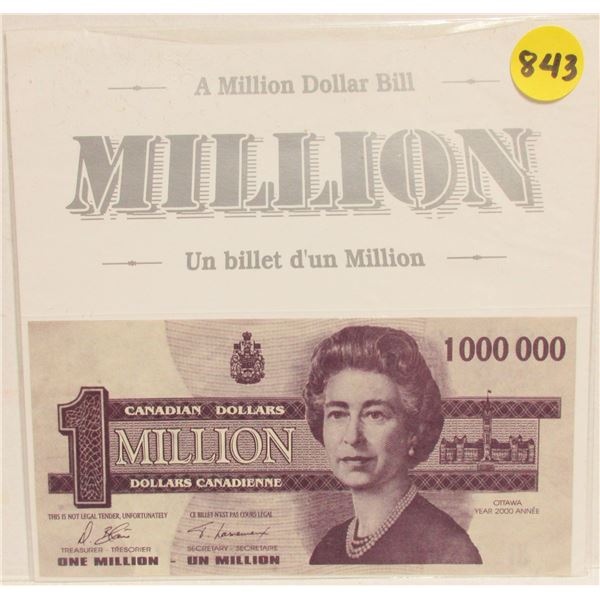 One Million Dollar Canadian Note