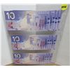 Image 2 : 2005 10 In Sequence Ten Dollar Uncirculated Bills