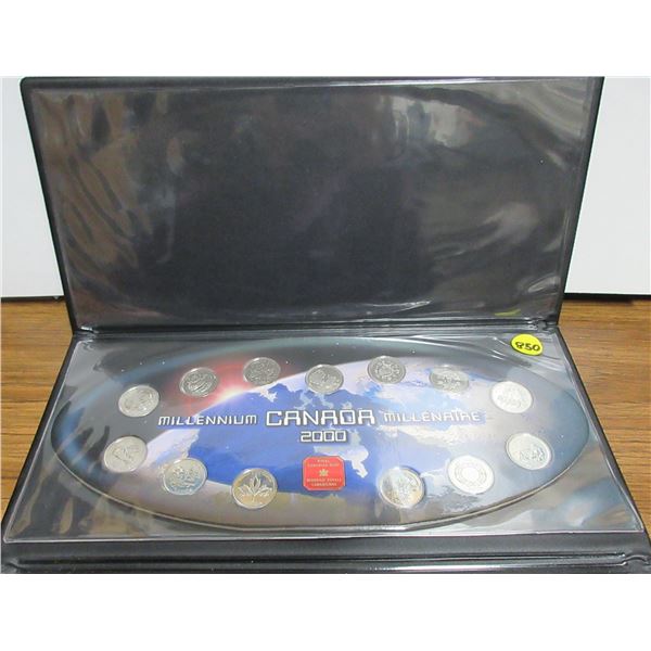 2000 Canadian Millennium Quarter Set