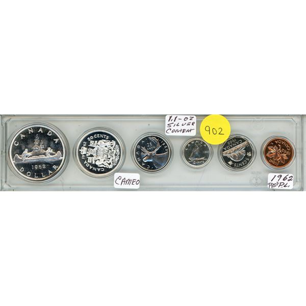 1962 Canadian Silver Proof-like (PL) Coin Set.