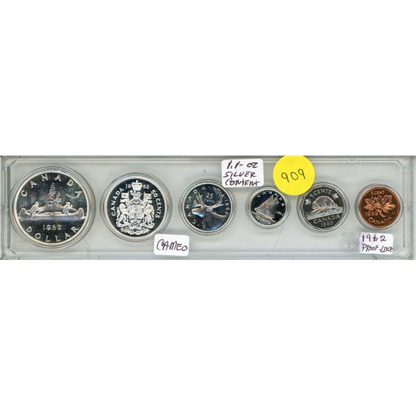 1962 Canadian Silver Proof-like (PL) Coin Set.