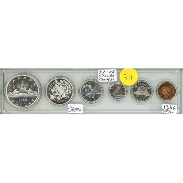 1962 Canadian Silver Proof-like (PL) Coin Set.