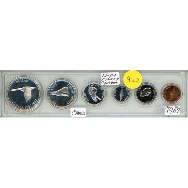 1967 Canadian Silver Proof-like (PL) Coin Set.