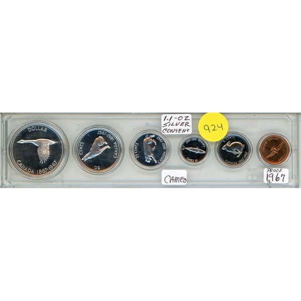 1967 Canadian Silver Proof-like (PL) Coin Set.