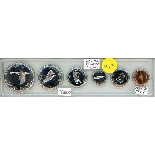1967 Canadian Silver Proof-like (PL) Coin Set.