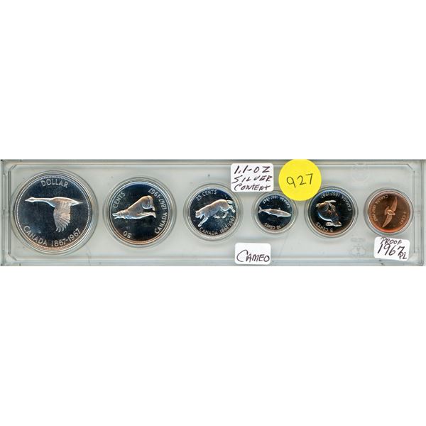 1967 Canadian Silver Proof-like (PL) Coin Set.