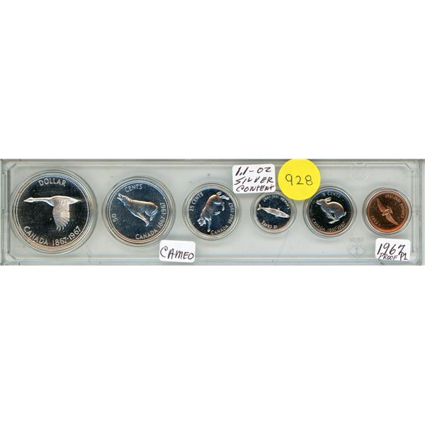1967 Canadian Silver Proof-like (PL) Coin Set.