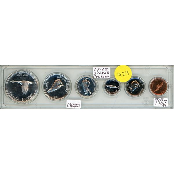 1967 Canadian Silver Proof-like (PL) Coin Set.
