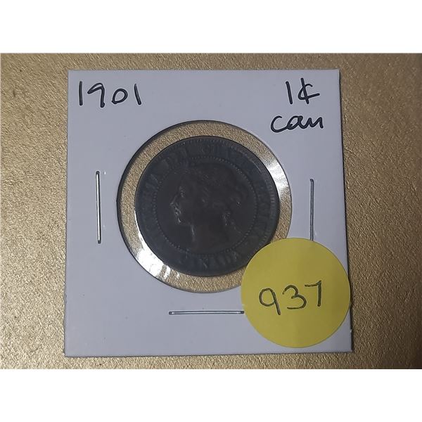 1901 Canadian Large Cents