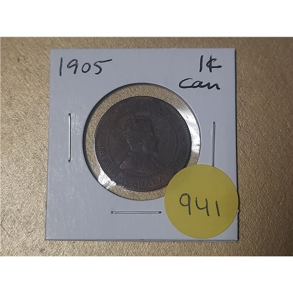 1905 Canadian Large Cents