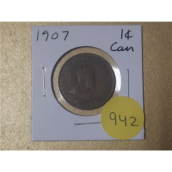 1907 Canadian Large Cents