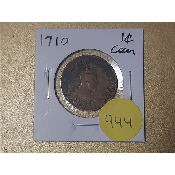 1910 Canadian Large Cents