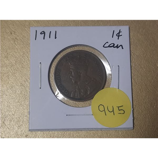 1911 Canadian Large Cents