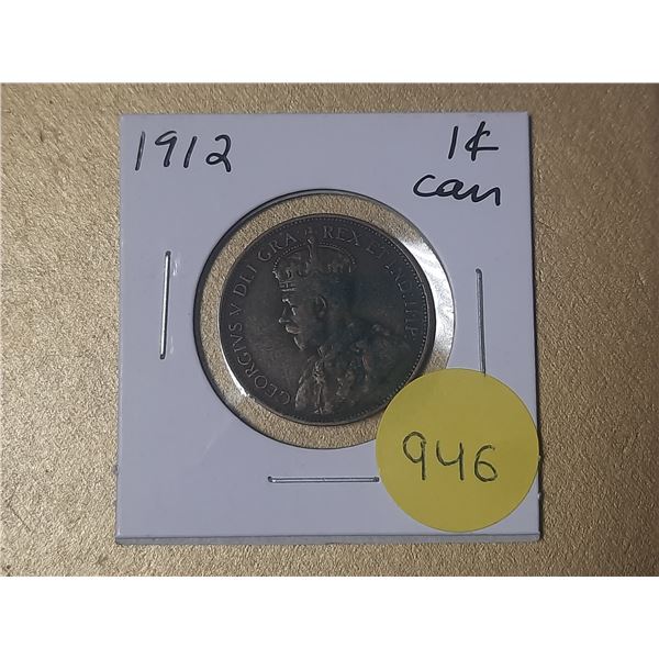 1912 Canadian Large Cents