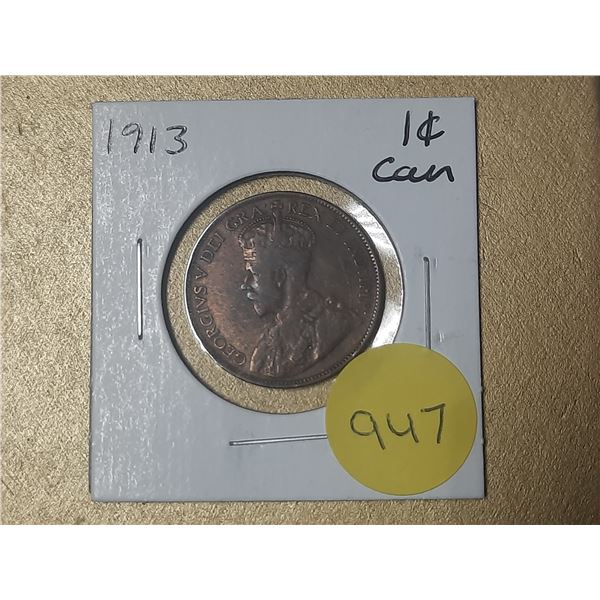 1913 Canadian Large Cents