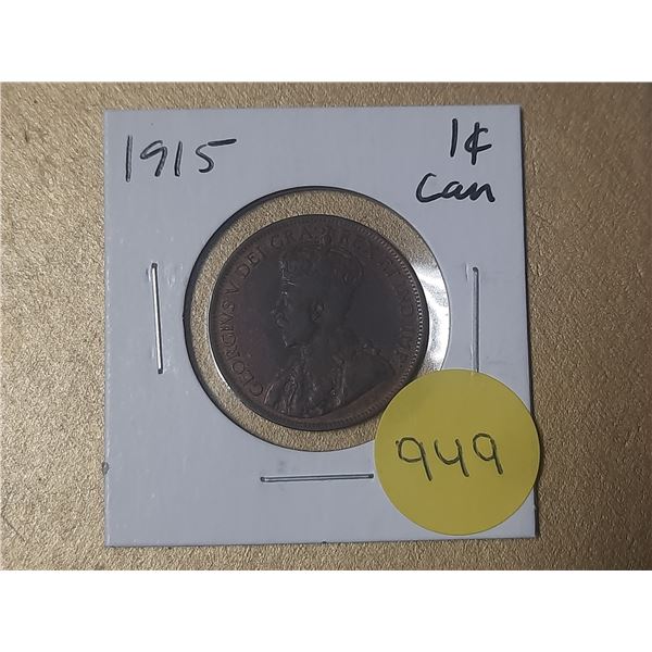 1915 Canadian Large Cents