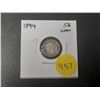 Image 1 : 1894 Canadian Silver Small Five Cents