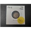 Image 1 : 1903 Canadian Silver Small Five Cents