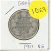 Image 1 : 1911 Canadian Silver Fifty Cents