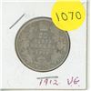 Image 1 : 1912 Canadian Silver Fifty Cents