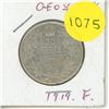 Image 1 : 1919 Canadian Silver Fifty Cents