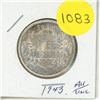 Image 1 : 1943 Canadian Silver Fifty Cents