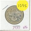 Image 1 : 1957 Canadian Silver Fifty Cents