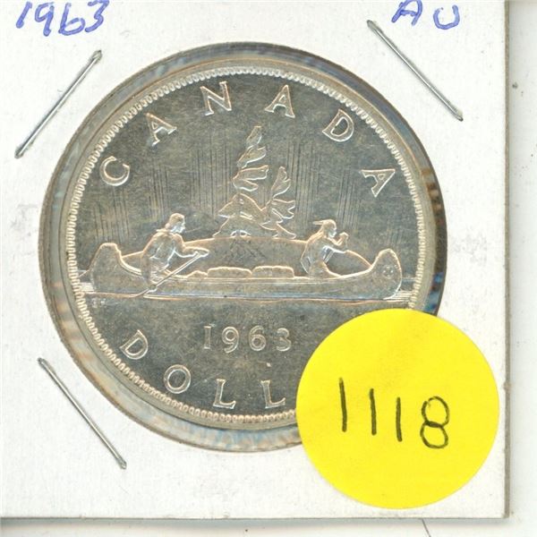1963 Canadian Silver Dollar