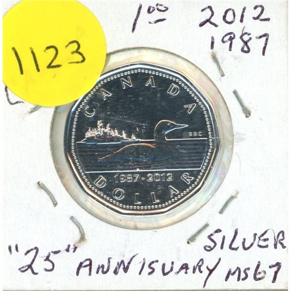 2012 Canadian Dollar - Silver 25th Anv.