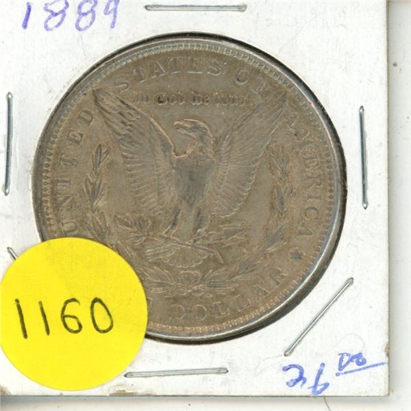 1889 USA Morgan Silver Dollar