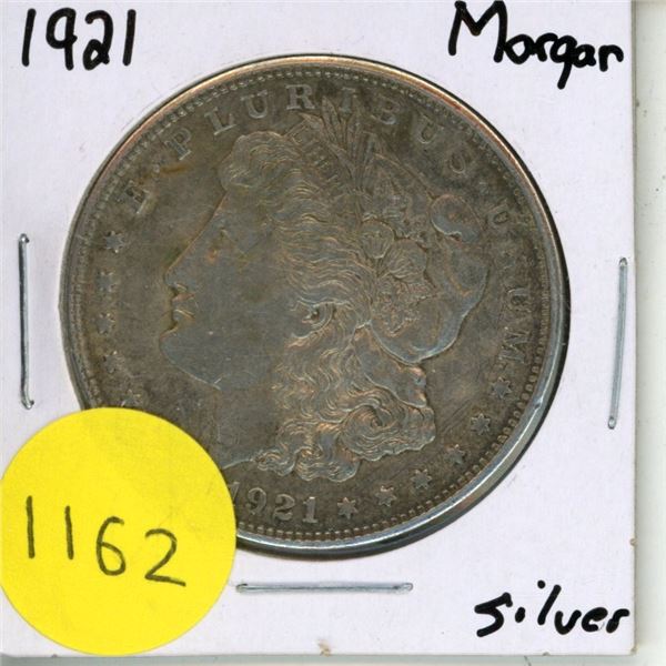 1921 USA Morgan Silver Dollar