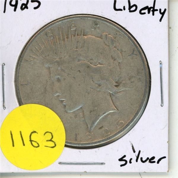 1925 USA Liberty Silver Dollar