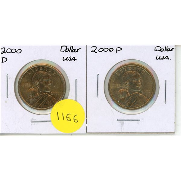 2000 D & 2000 P USA Dollars.