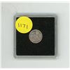 Image 1 : 1902 Canadian Silver Small Five Cents In Plastic Case