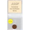 Image 1 : 1959 Canadian One Cent - ICCS MS-64 Red
