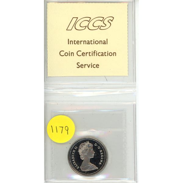 1989 Canadian Fifty Cents - ICCS PF-67
