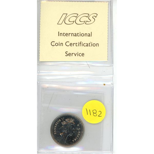 1994 Canadian Fifty Cents - ICCS MS-65