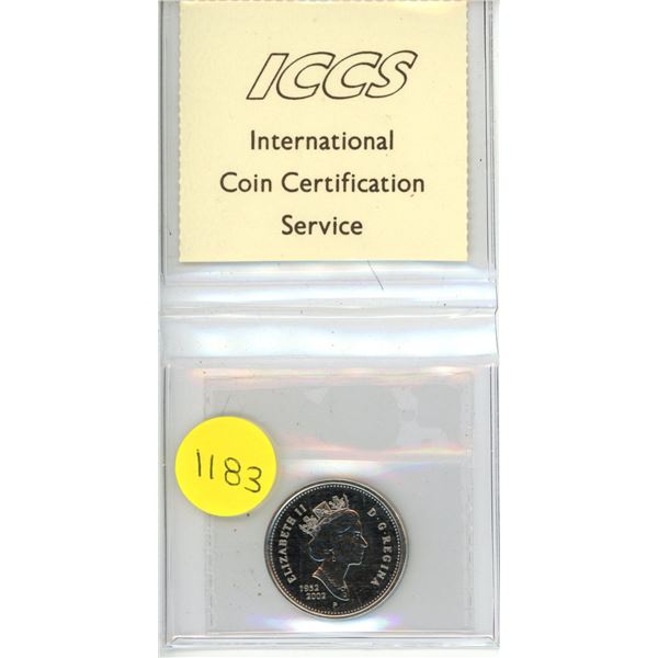 2002P Canadian Fifty Cents - ICCS SP-67