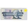 Image 1 : 1986 Canadian Five Dollar Bank Note