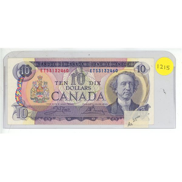 1971 Canadian Ten Dollar Bank Note