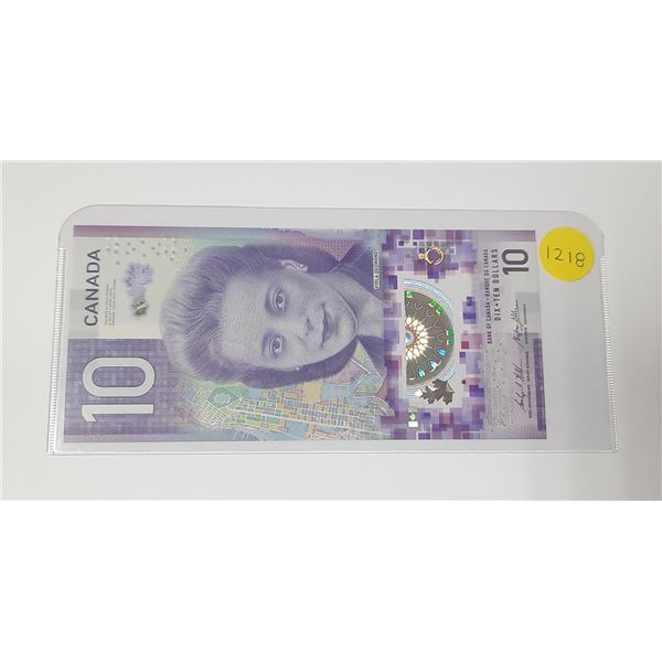 2018 Canadian Ten Dollar Bank Note