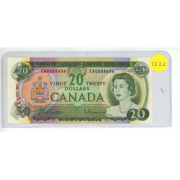 1969 Canadian Twenty Dollar Bank Note