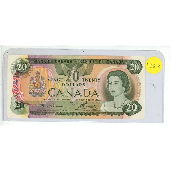 1979 Canadian Twenty Dollar Bank Note