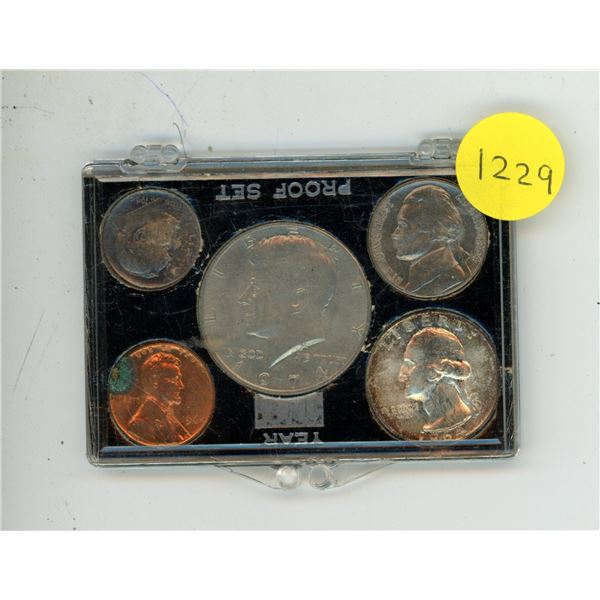 1964 USA Proof Set - With 1974 Half Dollar