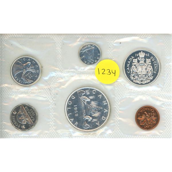 1962 Canadian Silver PL Set